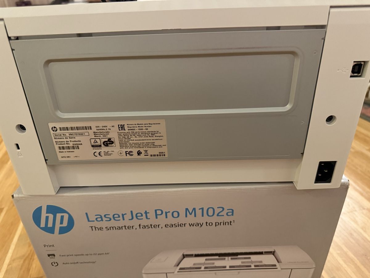 Hewlett Packard Stampanti: HP Monochrome LaserJet Printer Pro M102a – Usato da Zürich venduto da Gross9 4