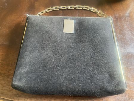 Elegante Vintage Handtasche mit Spiegel - Top Zustand!