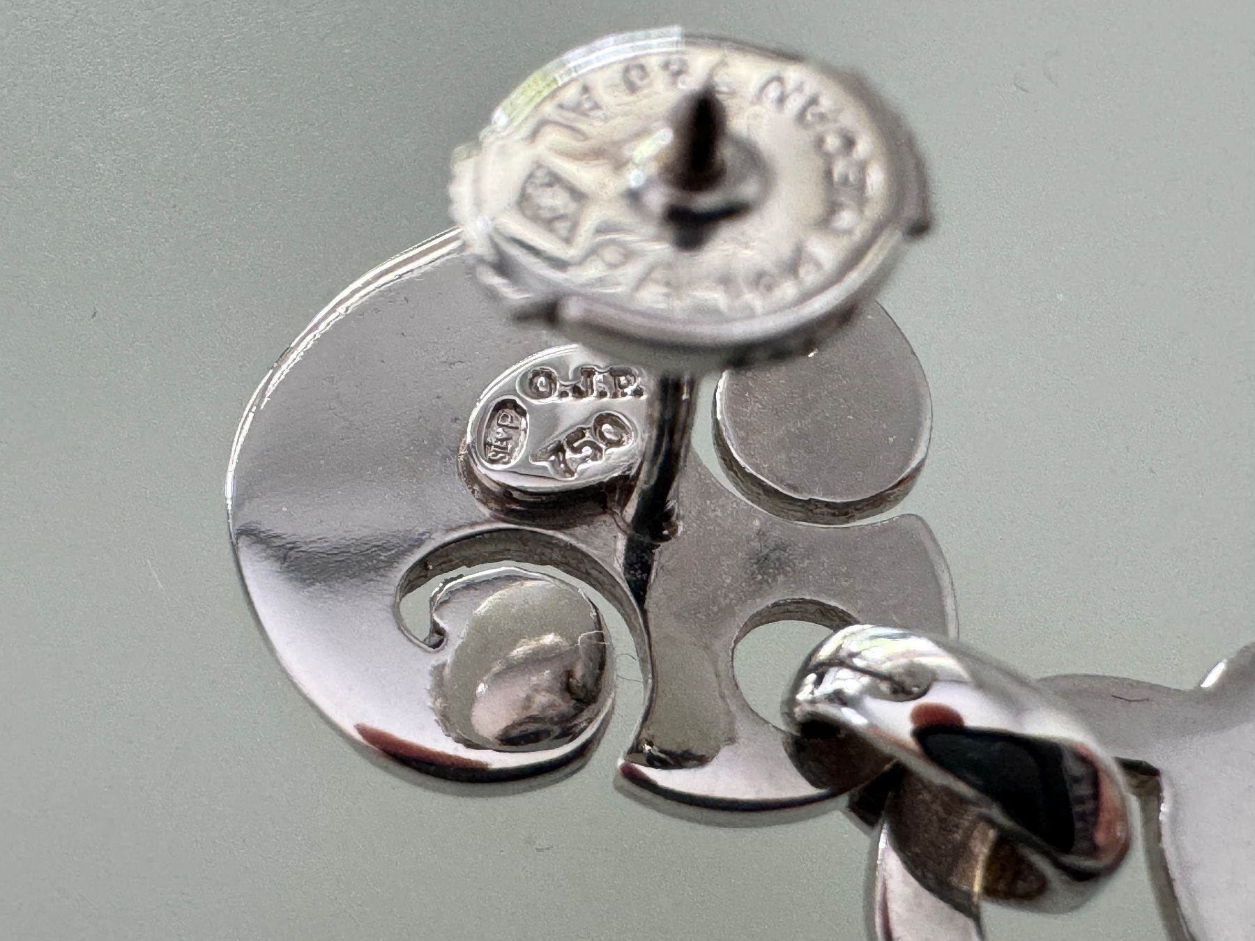 Boucles d'oreille: Boucles d'oreilles O.J. Perrin  en Or Blanc. – D'occasion à Geneve par iBest 7