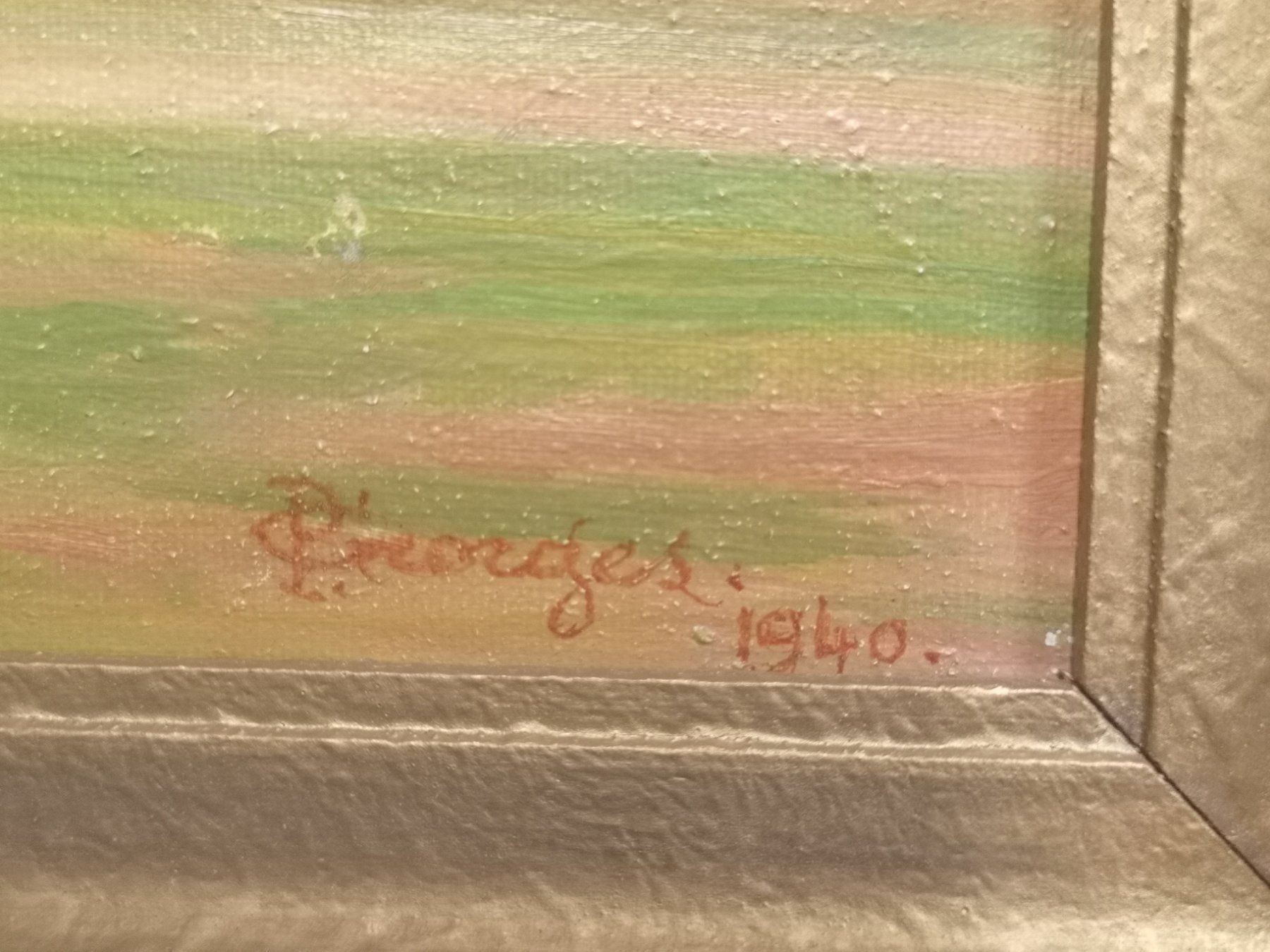 Gemälde: HUILE SUR PANNEAU SIGNÉE ET DATÉE 1940 – Gebraucht aus Genève von Qanil77 2