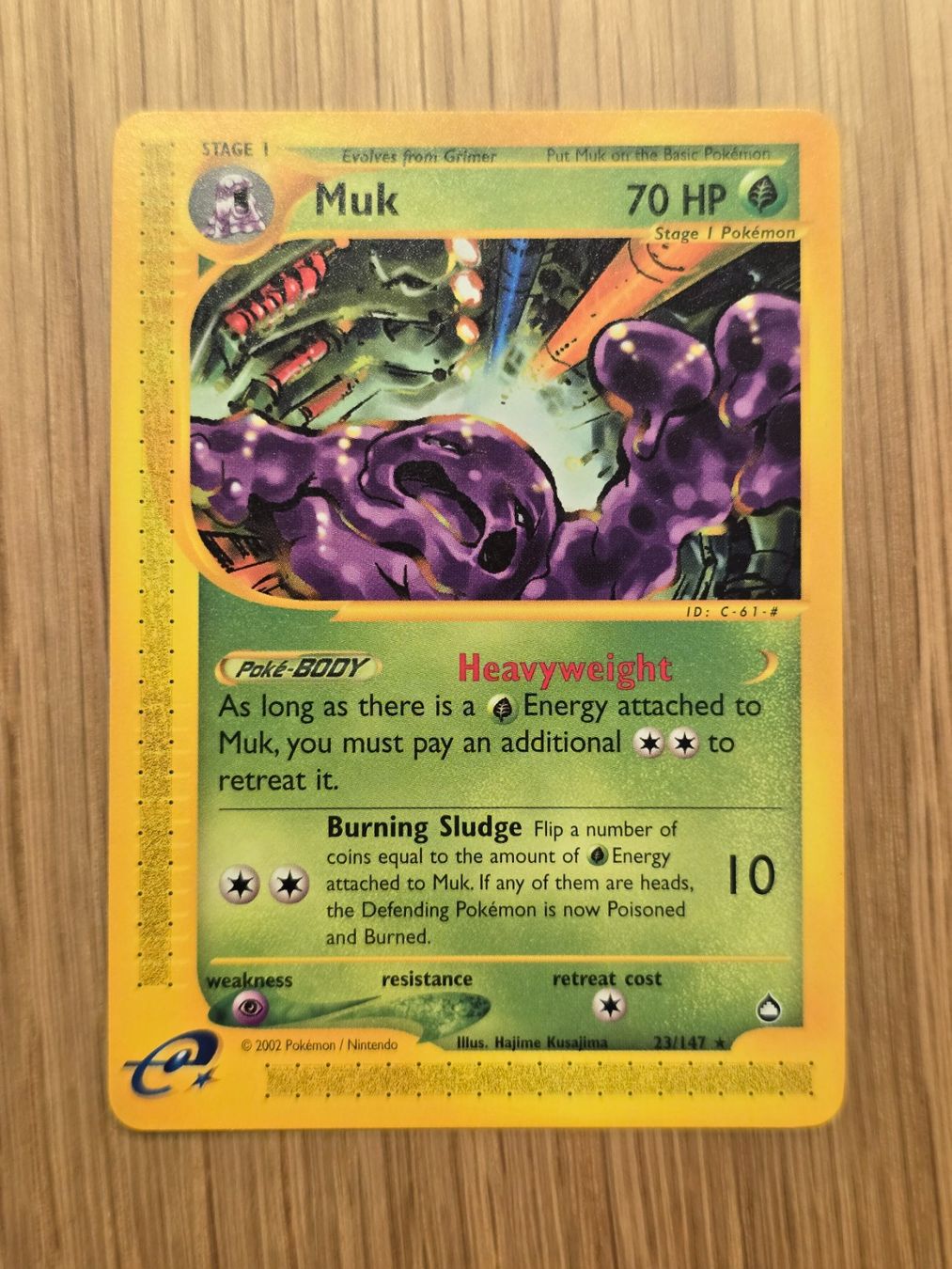 Pokémon Carte collezionabili: Pokémon TCG Aquapolis Muk – Nuovo (secondo la descrizione) da Rotkreuz venduto da Mahkoh