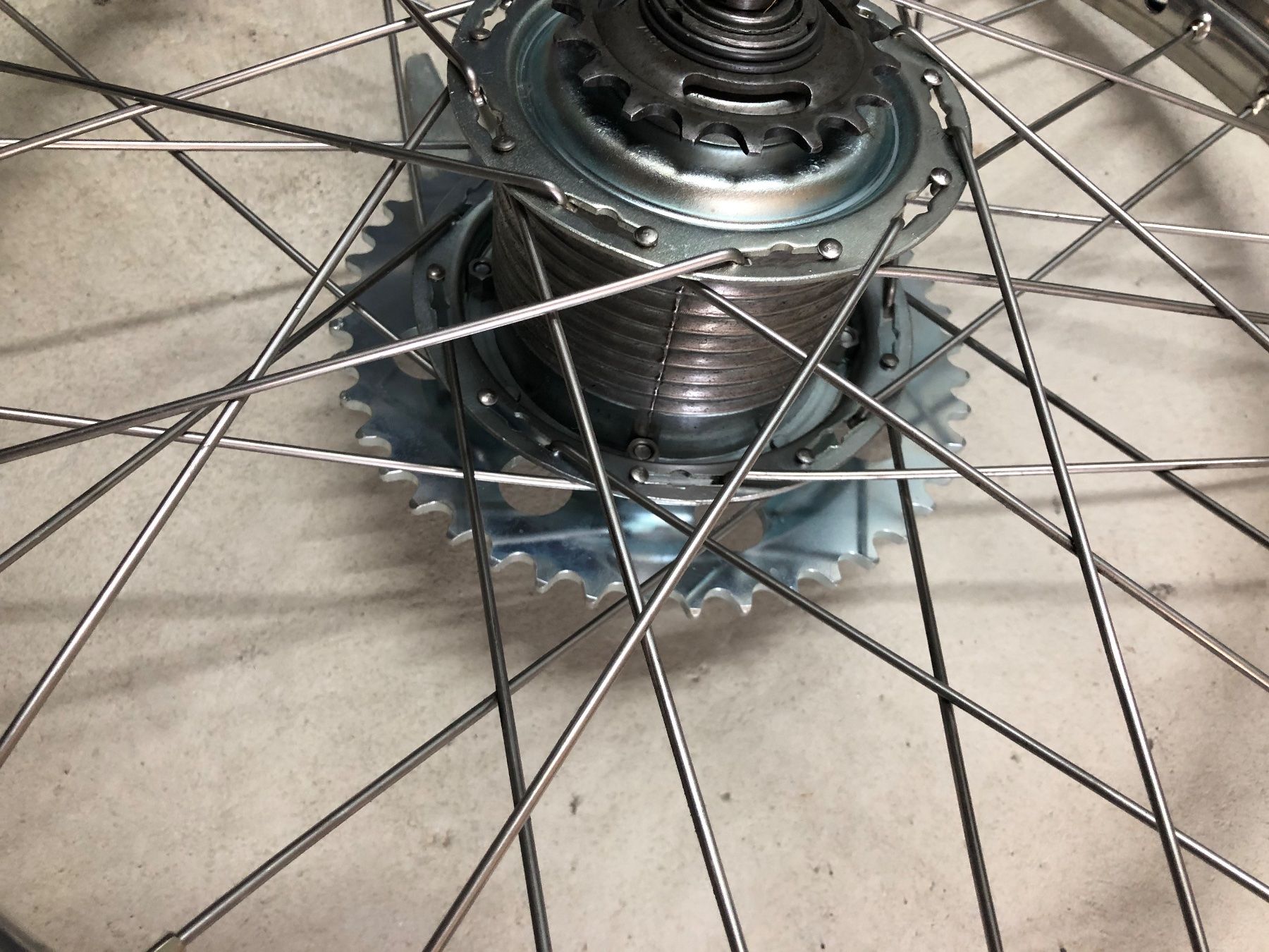 Pneumatici & Ruote complete: Hinterrad Puch NS – Usato da Rheineck venduto da rom-ano63 1