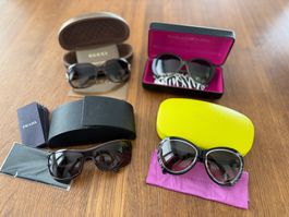 Sonnenbrillen Set Gucci Prada Emilio Pucci DvF