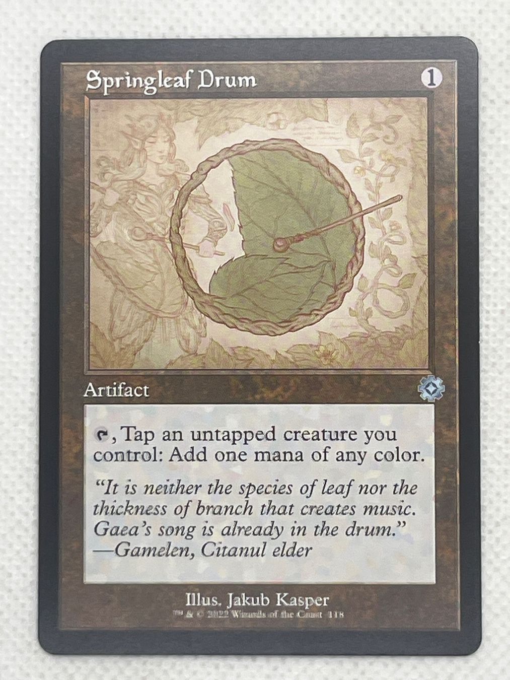 Magic The Gathering Cartes à collectionner: Magic: The Gathering - Springleaf Drum – D'occasion à Hinterkappelen par Kim1992
