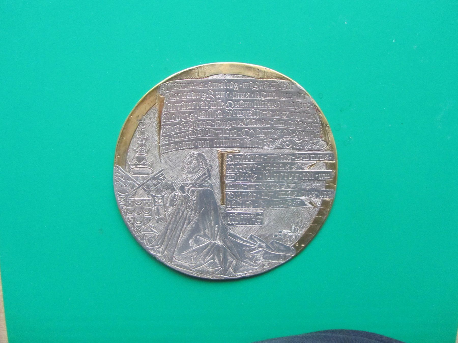 Medaillen: Stifterplaquette des Papstes Pius II -Silber – Gebraucht aus Luzern von Lucernauno