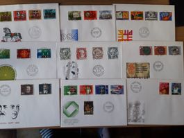 Schweiz viele Vollstempel FDC´s - selten angeboten