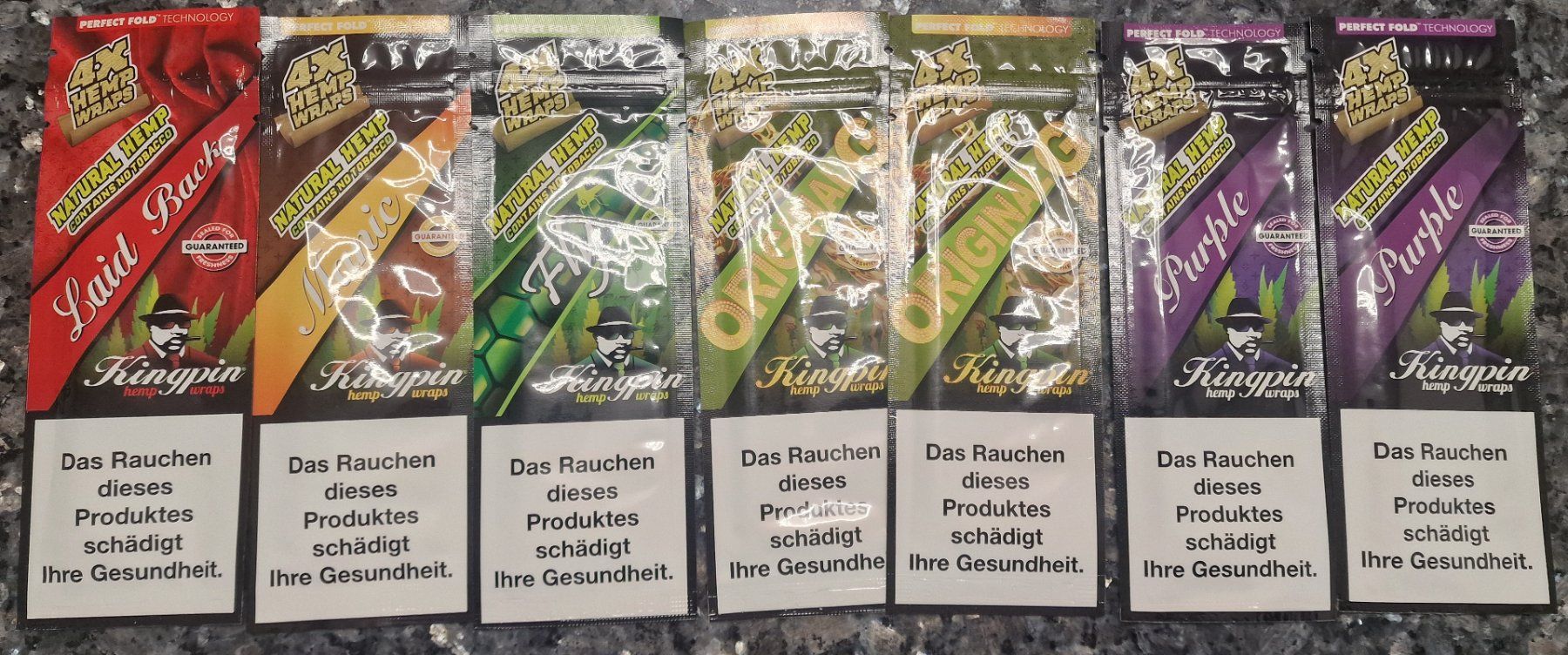 Sigari: 7 Packungen 28x Hemp Wrap Smoking Papers – Nuovo e nell'imballaggio originale da Uerkheim venduto da Justi.y