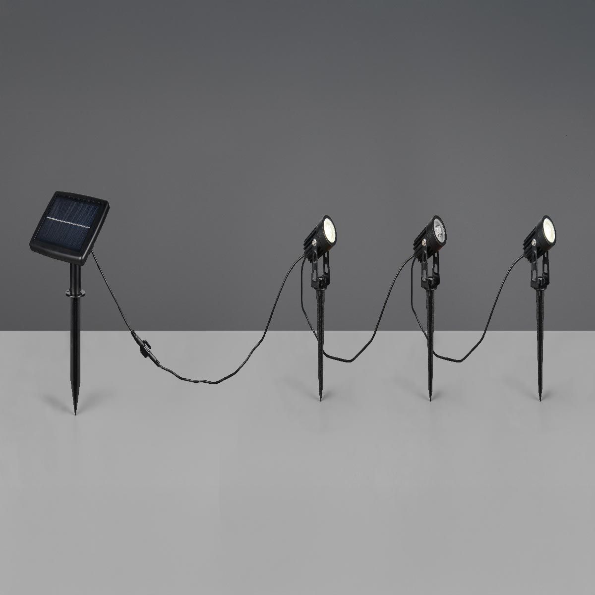 Lampade: LED Aussenstrahler 3er Set, IP44, 620 cm – Nuovo (secondo la descrizione) da Kreuzlingen venduto da Smart-Light 3