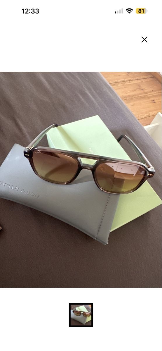 Kapten & Son Occhiali & Lenti: Sonnenbrille Damen, 2x getragen – Nuovo (secondo la descrizione) da Henggart venduto da jan_p56w