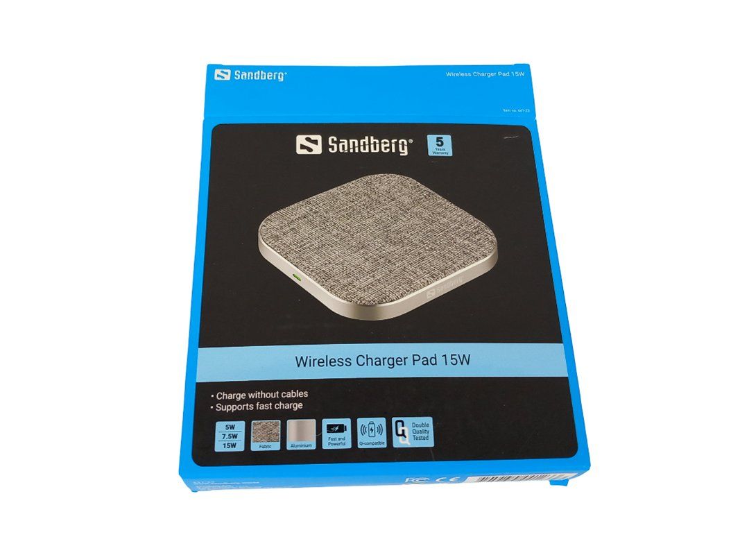 Caricabatterie: SANDBERG Wireless Charger Pad 15W – Usato da Hünenberg venduto da Restwert_Zug