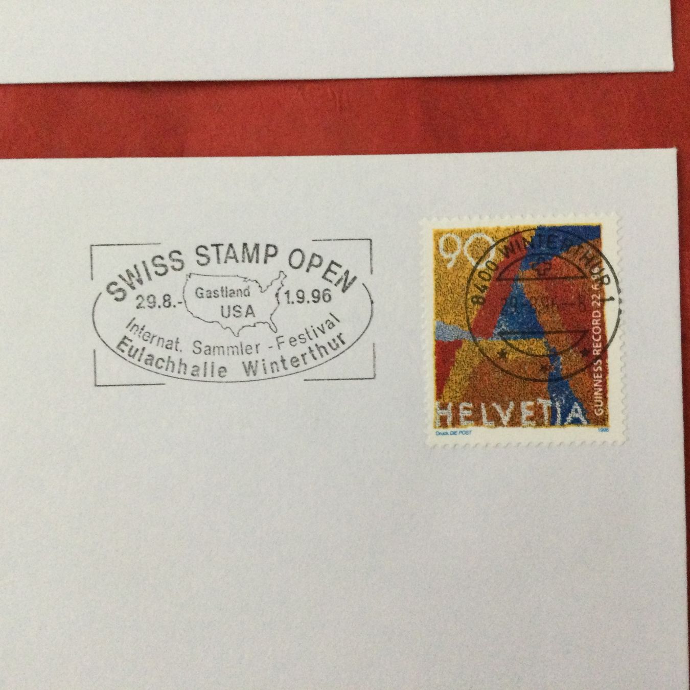 Tutti i francobolli: 1996 Swiss Stamp Open 8400 Winterthur – Usato da S. Pietro venduto da bro_jjl9 1