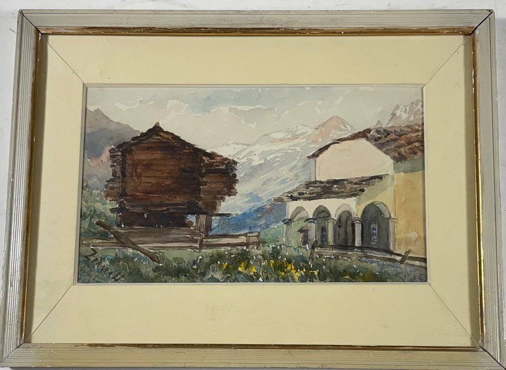 Louis Curtat (18691944) Aquarell Zermatt Kaufen auf Ricardo