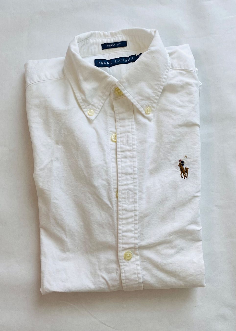 Ralph Lauren Camicette: Schickes weisses Ralph Lauren Hemd, Gr. 34 – Usato da Mellingen venduto da noencuentro