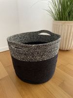 Aufbewarungskorb schwarz/grau 30cm Druchmesser