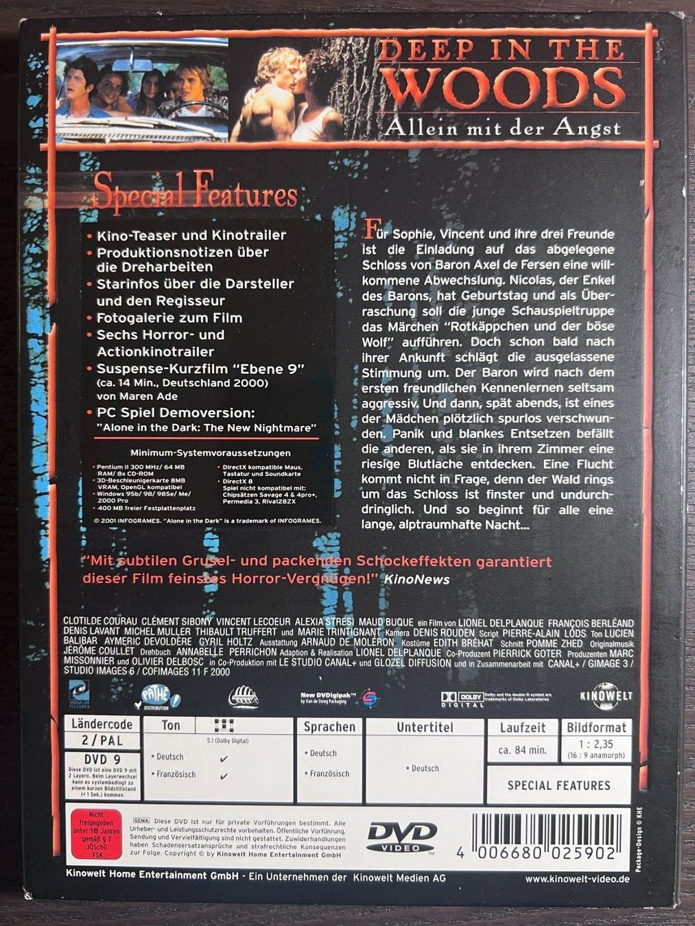 Alle DVDs: Deep in the Woods - Allein mit der Angst – Gebraucht aus Zürich von FilmFreunde 1