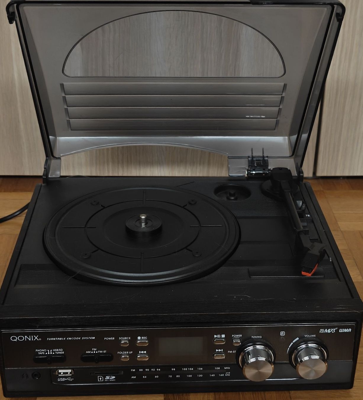 Plattenspieler: Qonix Turntable Encode System Plattenspieler gebraucht – Gebraucht aus Lupsingen von ysu_z2hx
