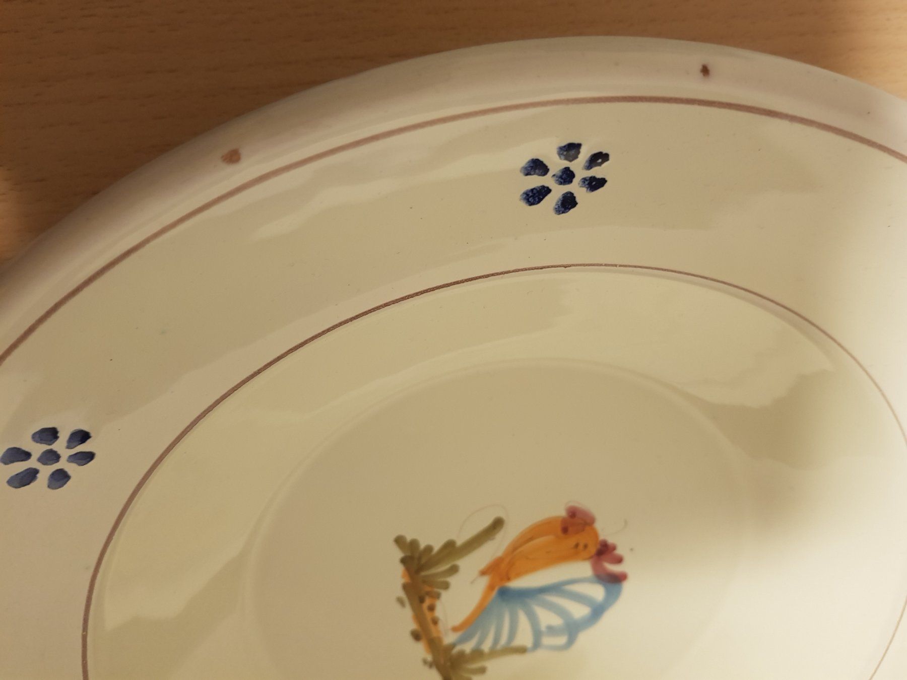 Ciotole: Handgefertigte Schüssel/Schale im Shabby Chic-Look – Usato da Märstetten venduto da activemember 5