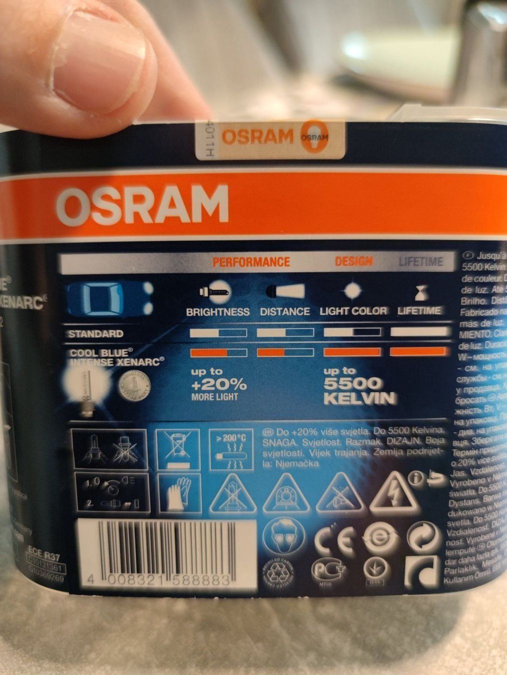 Osram Alle Autoersatzteile: OSRAM D2S Cool Blue Intense Xenarc Duo Pack – Neu und originalverpackt aus Münchwilen TG von  1