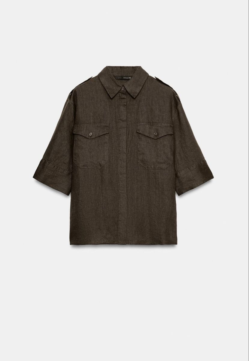 Chemisiers: 100% linen shirt Gr. L – Neuf avec emballage d'origine à Veyras par ValClasse 1