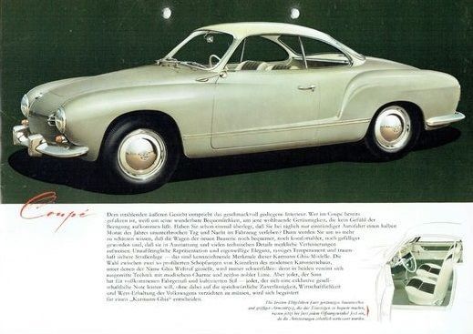 VW Documenti: Originalprospekt von 1958 VW Karmann – Usato da Rickenbach b. Wil venduto da klassikmarkt.ch 2