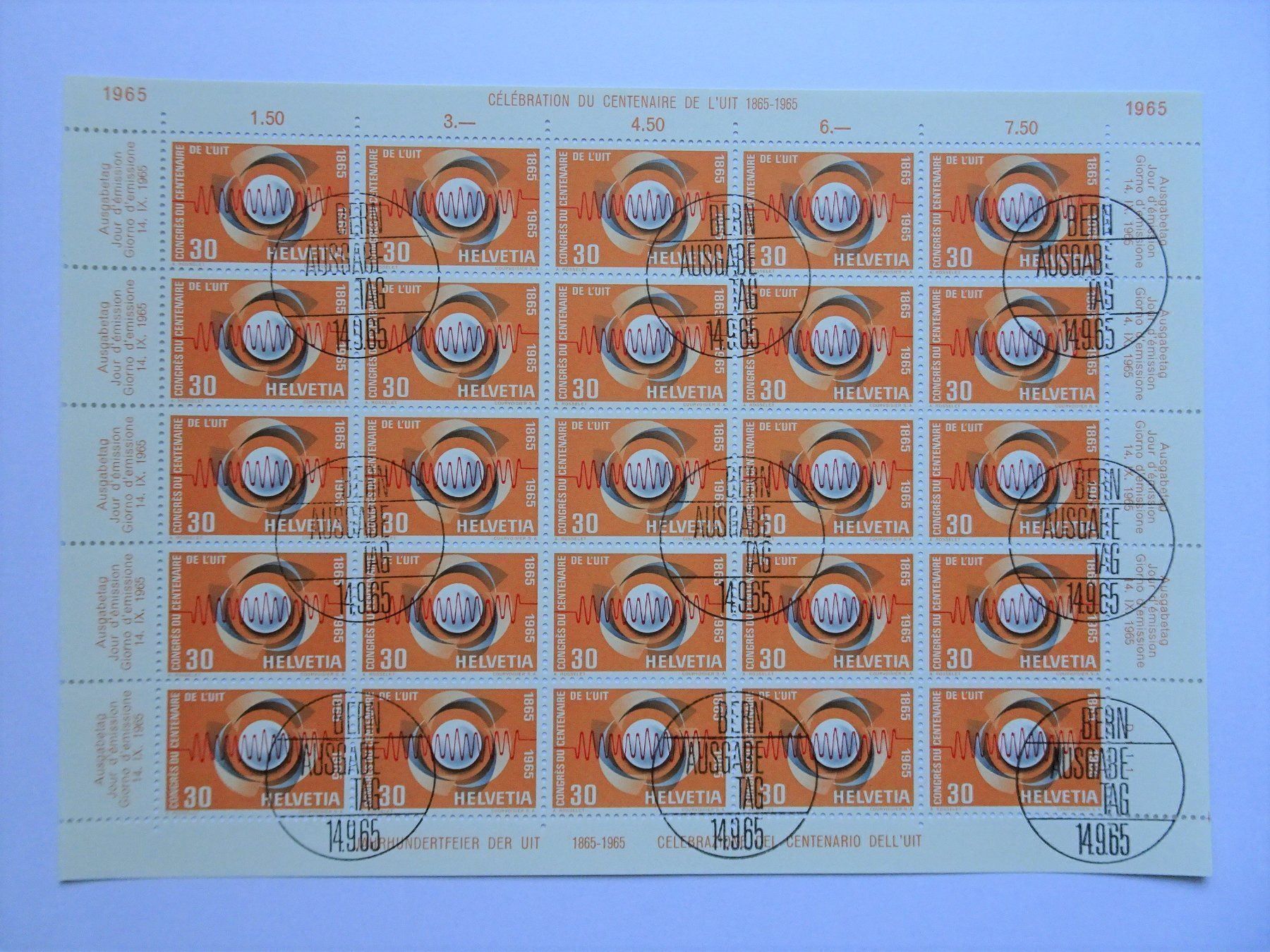 Tous les timbres: 1965 – Neuf (Voir description) à Aadorf par Chnorli-Furz