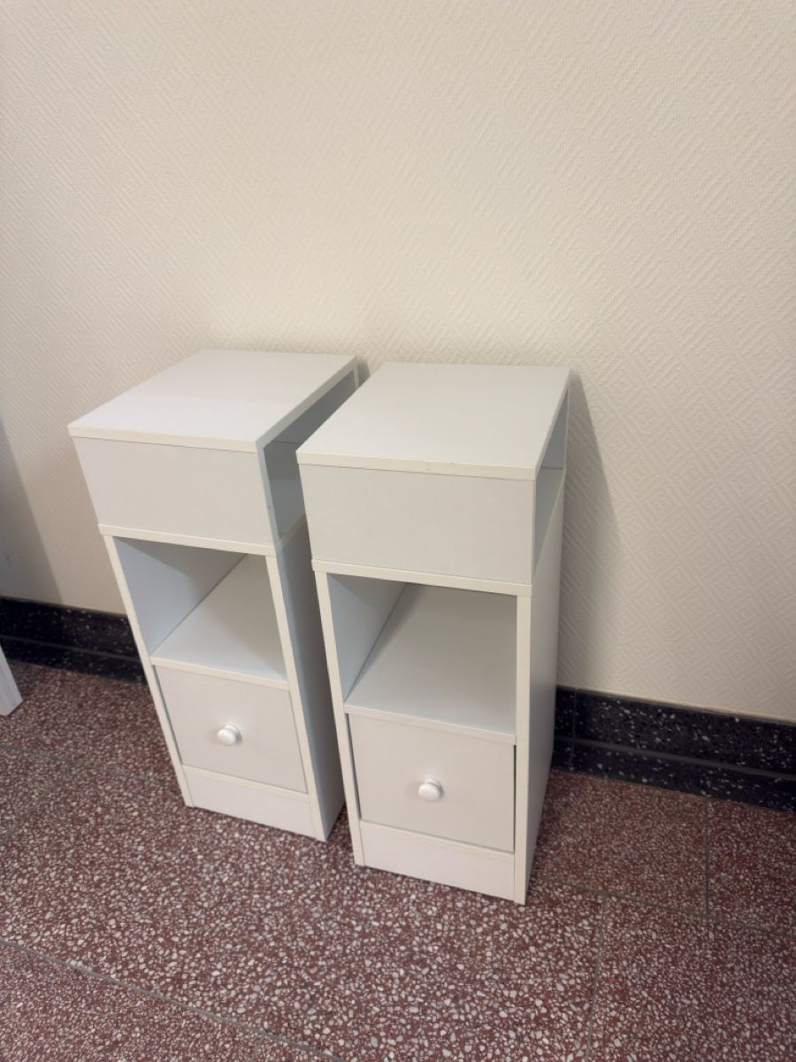 Nachttische: Set 2 comodini legno bianco  – Gebraucht aus Zürich von ogl_tzs8 2
