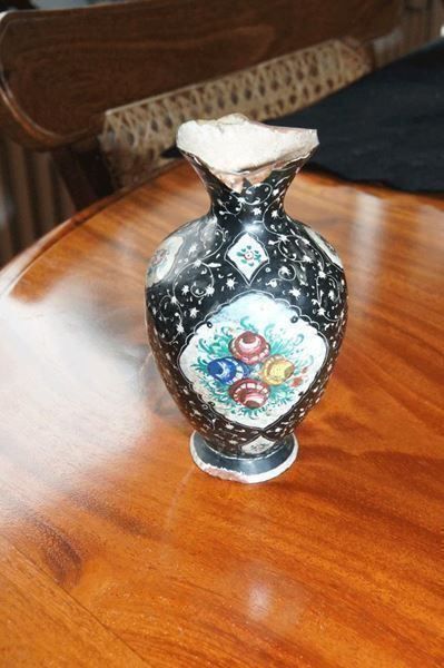 Vasi & Recipienti: Interessante antike emaillierte Vase – Difettoso da Geroldswil venduto da ARTEFACTO 8