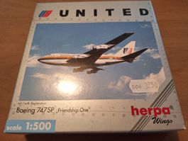 Herpa Wings Boeing 747SP United Airlines 1:500