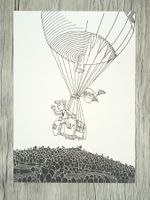 TR78 Carte Postale + Timbre Suisse 1962 Theme Ballon
