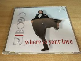 DJ BoBo – Where Is Your Love - Single CD