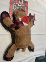 New Holiday Reindeer Dog Toy! Cute Gift!