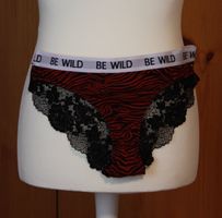 Slip rostrot - schwarz Gr. L (21)