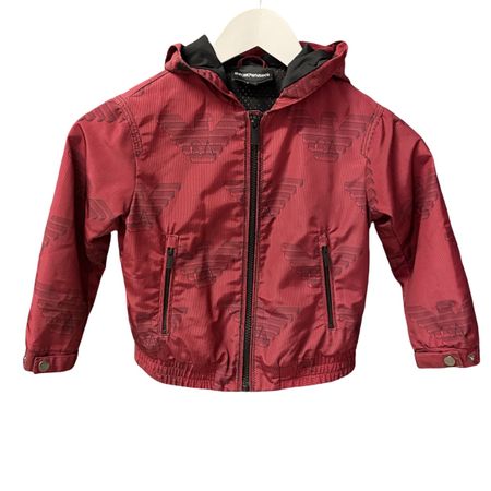 Emporio Armani Kid's Red Jacket Size 4A - Perfect for Spring
