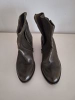 Damen Stiefeletten, Olivegrün, Gr.38