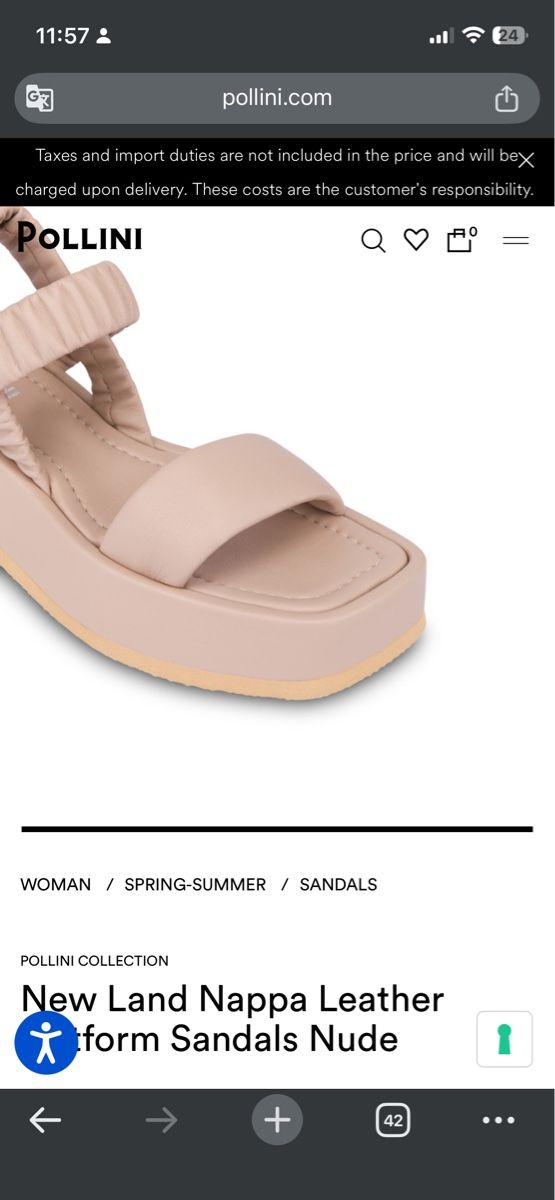 Scarpe da donna: Sandals Pollini Neu, Gr.36 – Nuovo (secondo la descrizione) da Schliern b.Köniz venduto da Nikk0tin 6