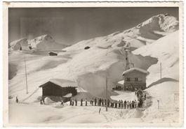 Ansichtskarte Inner-Arosa,  Carmenna-Skilift