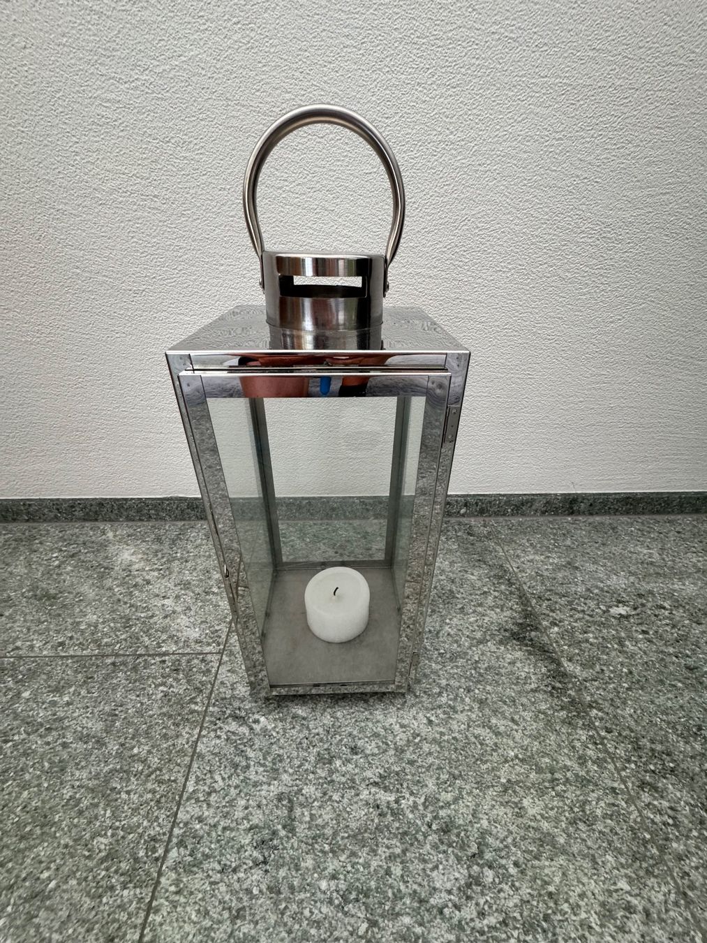 Lanterne: Kerzenlaterne Metall mittel – Usato da Celerina venduto da Nivotrade 1