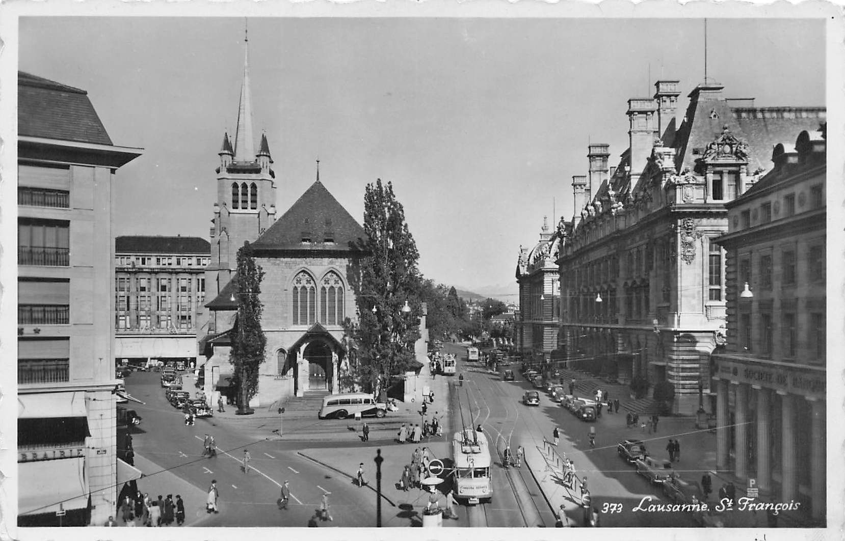 Ansichtskarten: Lausanne VD Tram Straßenbahn – Gebraucht aus Biasca von Blenio71
