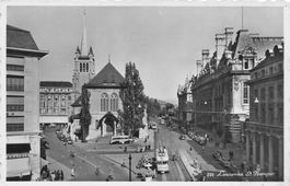 Lausanne VD Tram Straßenbahn