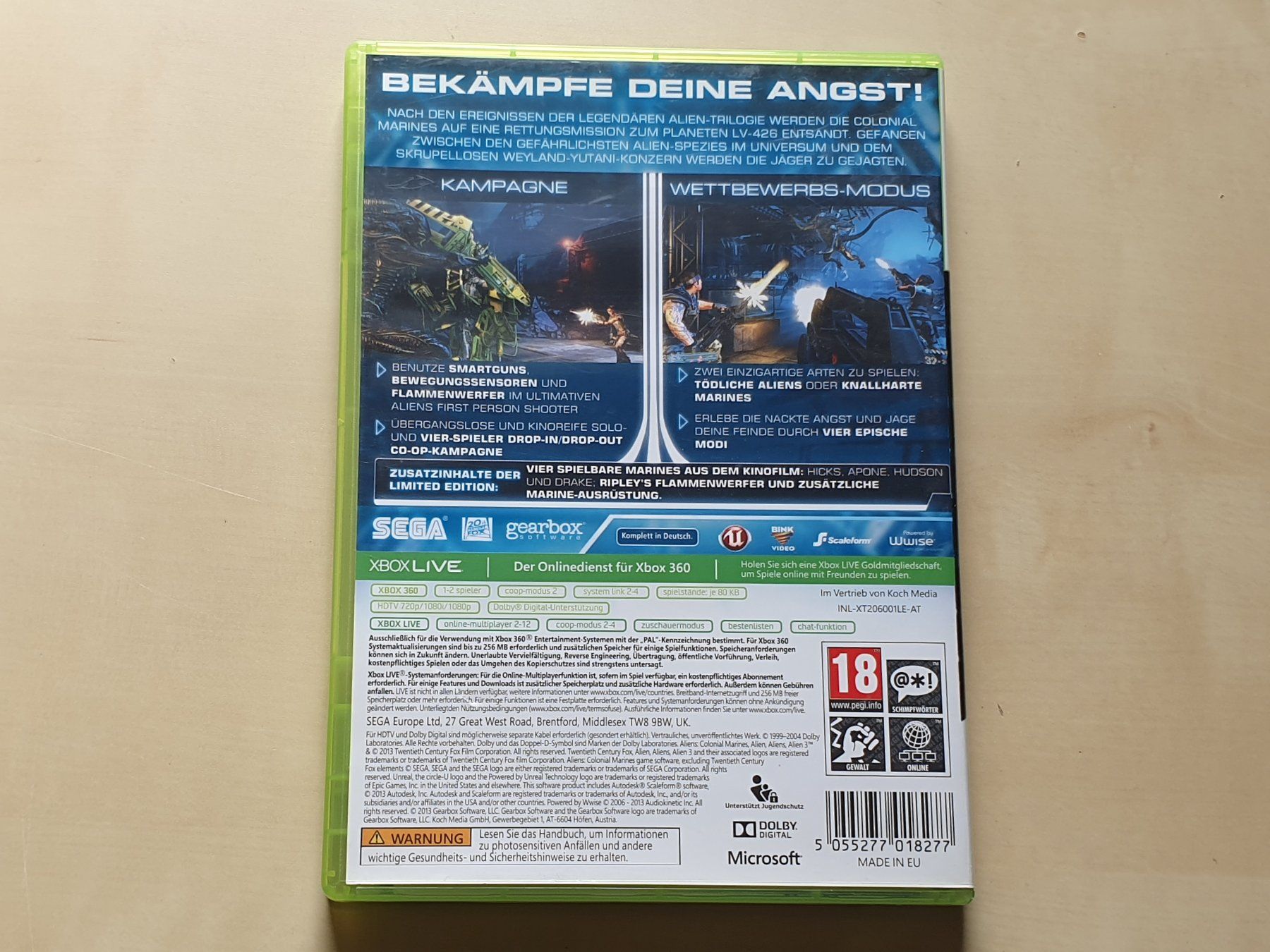 Microsoft Giochi: Aliens – Usato da Stansstad venduto da collectorsshop 1