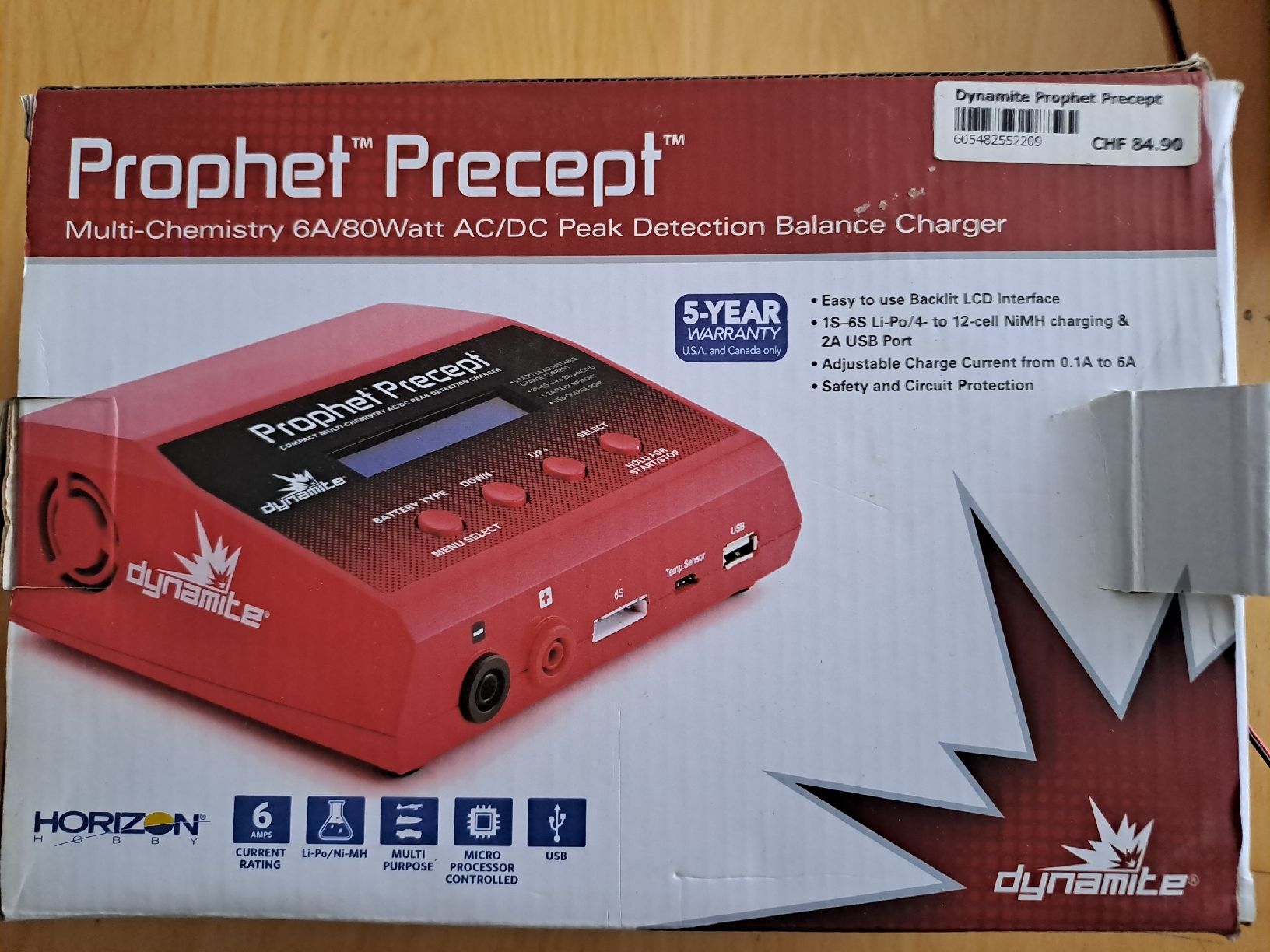 RC Kits de montage: Dynamite Prophet Precept Ladegerät 80W  – D'occasion à Quarten par ebro02