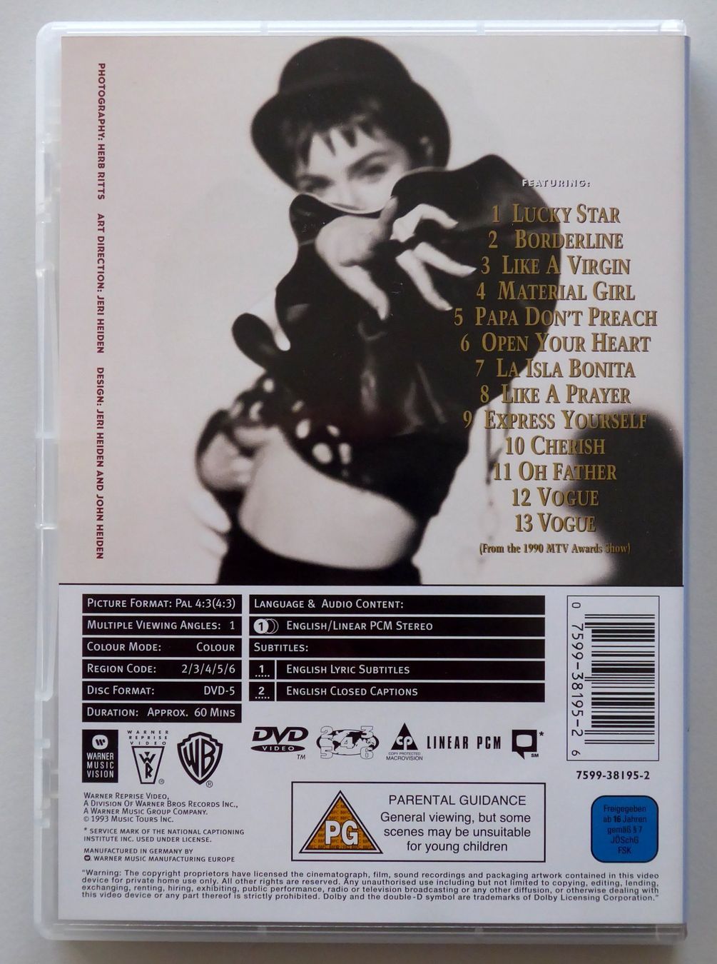 Tutti i DVDs: DVD Madonna - The immaculate Collection – Usato da Basel venduto da ren_boz 1