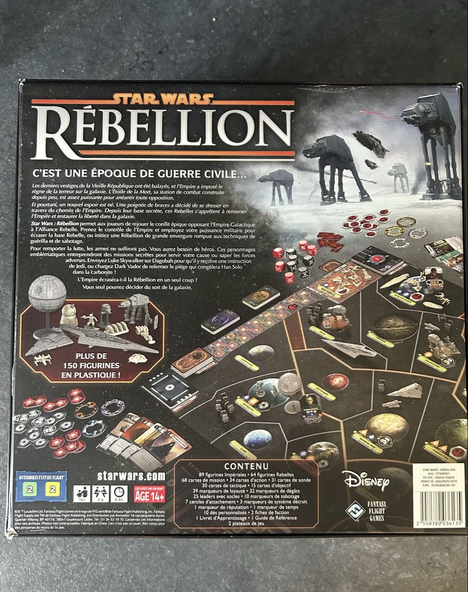 Jeux: Jeu Star Wars Rebellion avec figurines complet – Neuf (Voir description) à la Chaux-de-Fonds par dric04 1