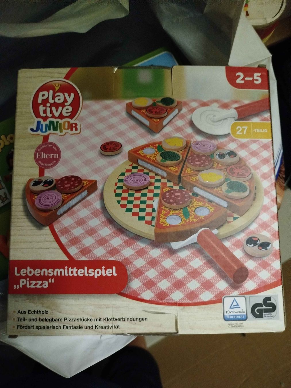 Giocattoli: Play tive Junior Lebensmittelspiel Pizza – Usato da Meiringen venduto da apl76