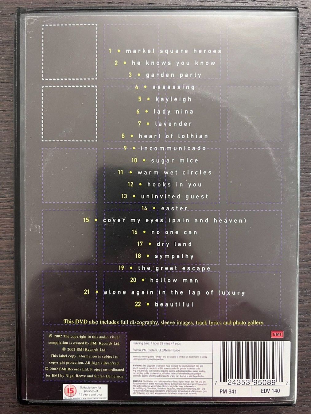 Alle DVDs: Marillion - The Emi Singles Collection – Gebraucht aus Zürich von FilmFreunde 1