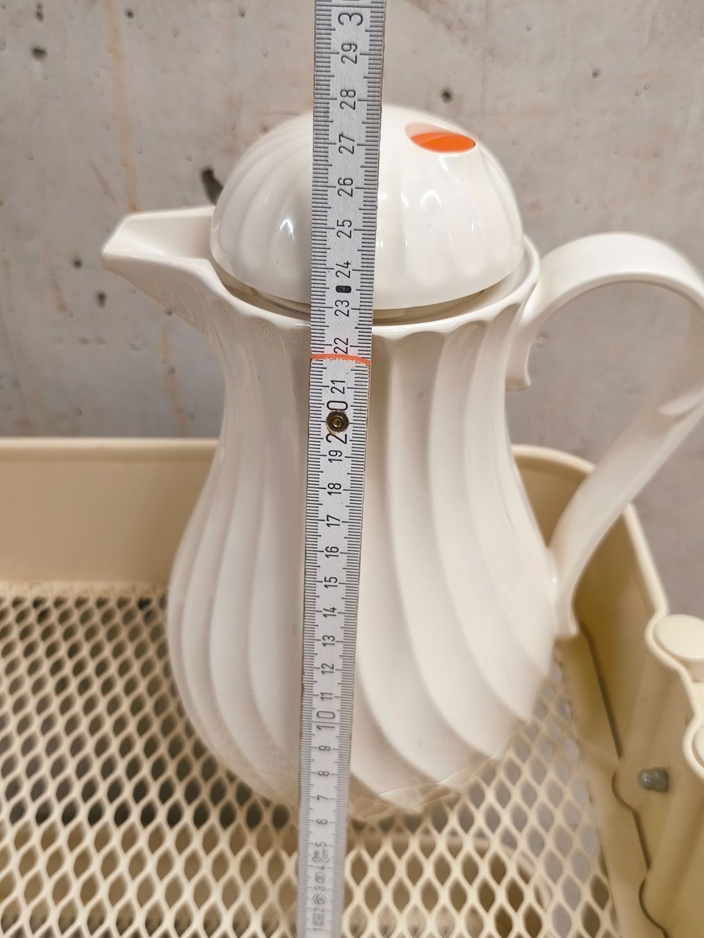 Caraffe: Vintage Thermoskanne weiss Germany – Usato da Zürich venduto da Jul69 6