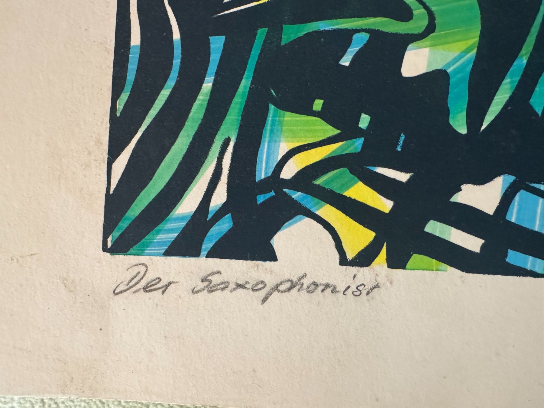 Foto & Immagini: Mino der Saxophonist orig. Bild TOP – Nuovo (secondo la descrizione) da Gockhausen venduto da Aston 2