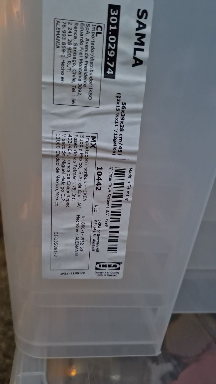 Ikea Behälter & Ähnliches: Ikea Samla Box 45l – Gebraucht aus Zürich von crb061 1