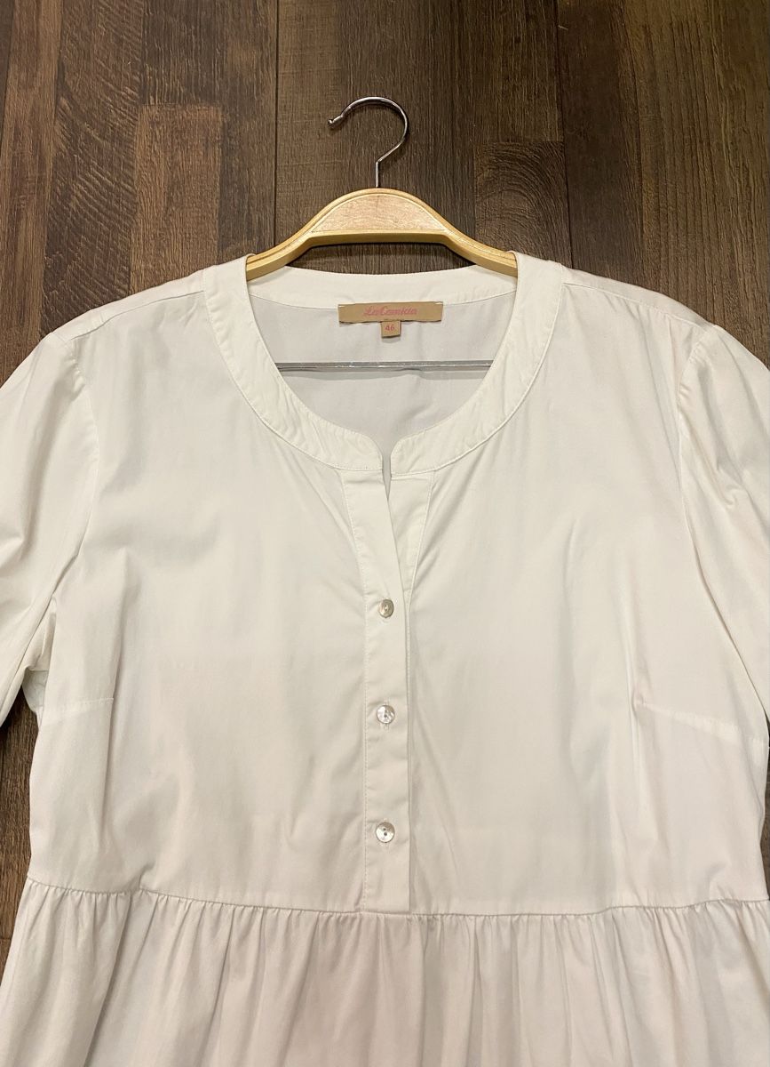 Camicette: La Camicia Leinenbluse weiss 40 neuw. – Nuovo (secondo la descrizione) da Büron venduto da Coerner 2