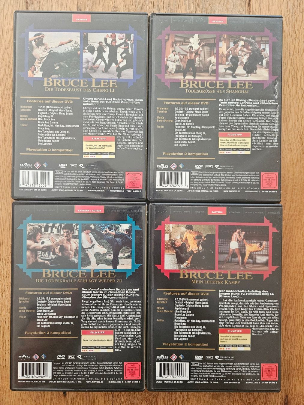 Alle DVDs: Bruce Lee collection – Gebraucht aus St.Gallen von Capsule_Corporation 1